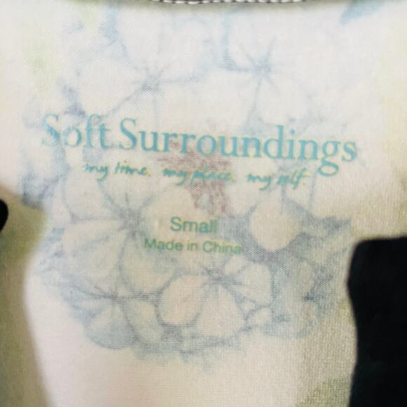 Soft Surroundings Size S Tropical Jungle Knit tunic - Picture 2 of 12